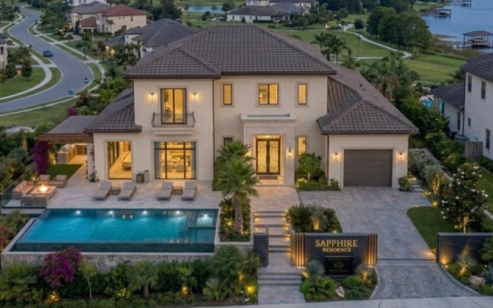 SAPPHIRE RESIDENCE — luxury home rendering